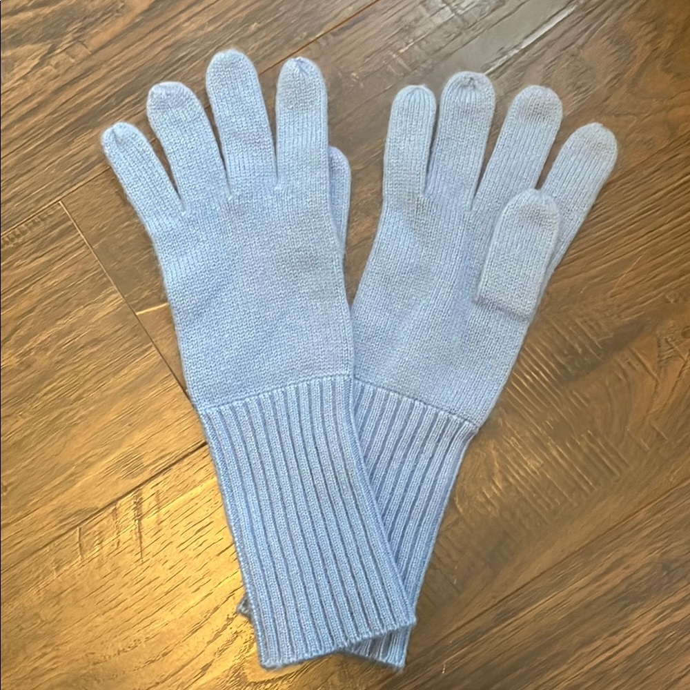 J Crew 100% Cashmere Gloves - Like new!